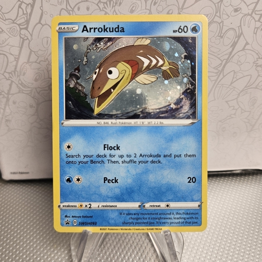 Arrokuda SWSH093 Pokemon TCG Holo Rare